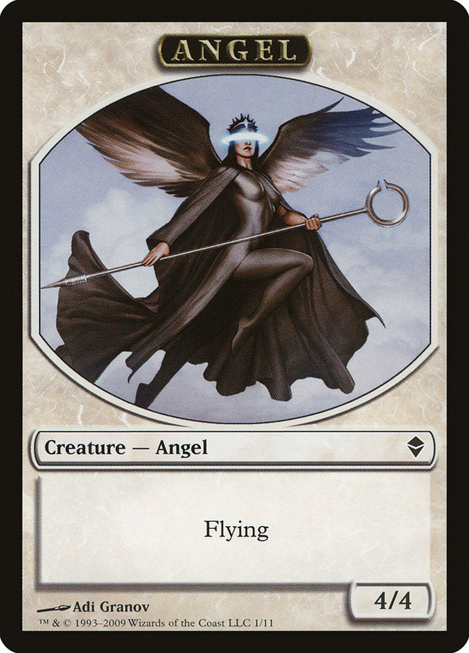 Angel Token [Zendikar Tokens] | Shuffle n Cut Hobbies & Games