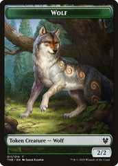 Satyr // Wolf Double-Sided Token [Theros Beyond Death Tokens] | Shuffle n Cut Hobbies & Games