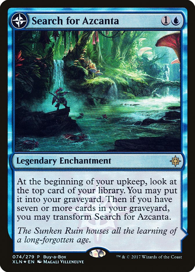 Search for Azcanta // Azcanta, the Sunken Ruin (Buy-A-Box) [Ixalan Treasure Chest] | Shuffle n Cut Hobbies & Games