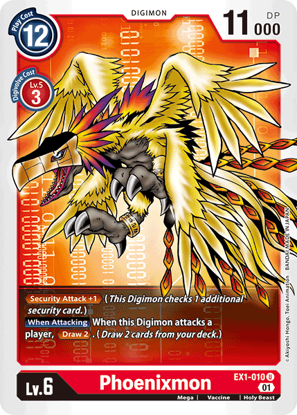 Phoenixmon [EX1-010] [Classic Collection] | Shuffle n Cut Hobbies & Games