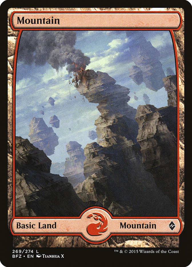 Mountain (269) (Full Art) [Battle for Zendikar] | Shuffle n Cut Hobbies & Games