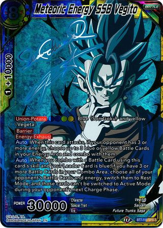 Meteoric Energy SSB Vegito (SPR Signature) [BT7-118] | Shuffle n Cut Hobbies & Games