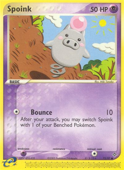 Spoink (73/97) [EX: Dragon] | Shuffle n Cut Hobbies & Games