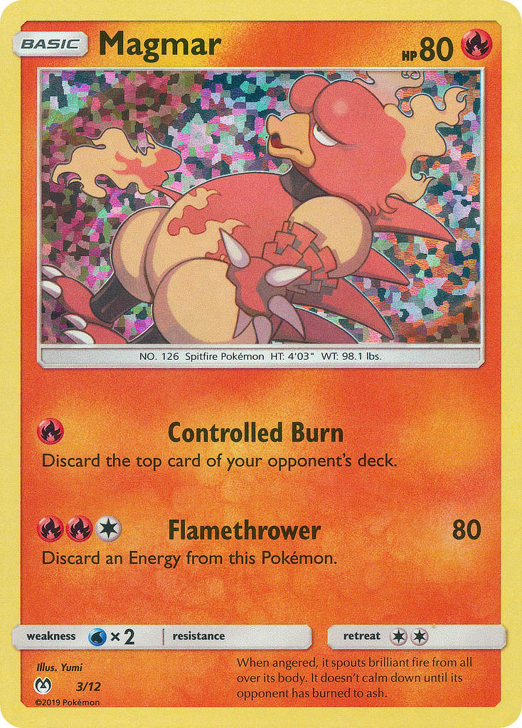 Magmar (3/12) [McDonald's Promos: 2019 Collection] | Shuffle n Cut Hobbies & Games