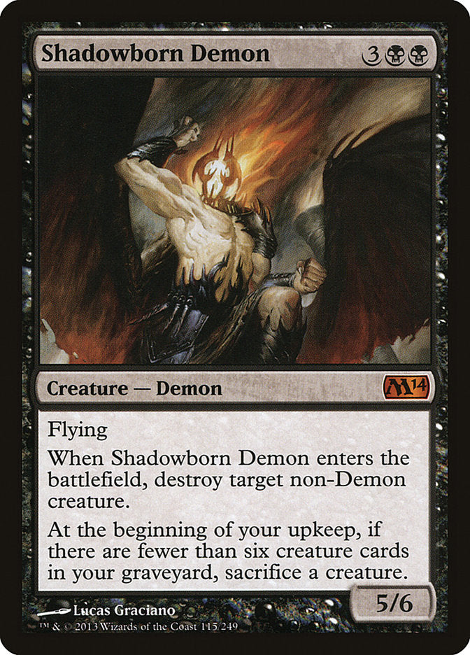 Shadowborn Demon [Magic 2014] | Shuffle n Cut Hobbies & Games