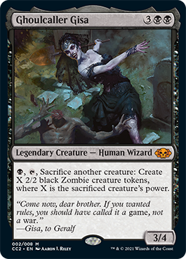 Ghoulcaller Gisa [Commander Collection: Black] | Shuffle n Cut Hobbies & Games