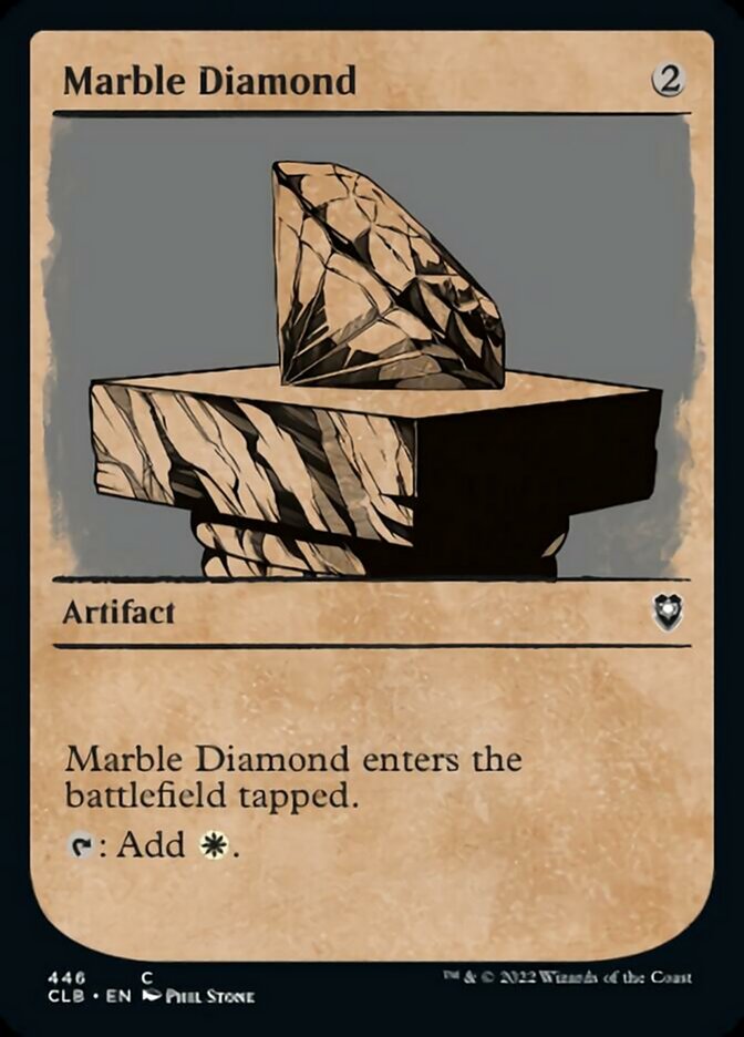 Marble Diamond (Showcase) [Commander Legends: Battle for Baldur's Gate] | Shuffle n Cut Hobbies & Games