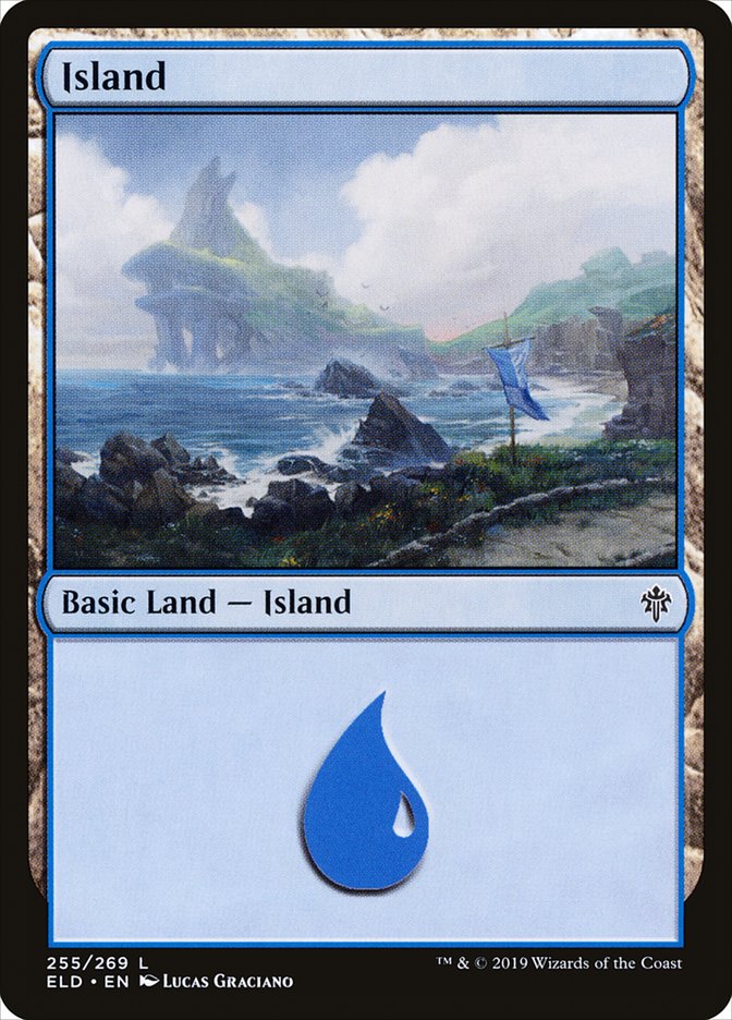 Island (255) [Throne of Eldraine] | Shuffle n Cut Hobbies & Games