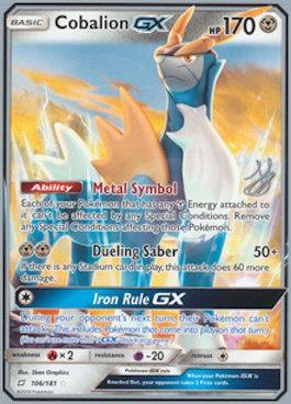 Cobalion GX (106/181) (Perfection - Henry Brand) [World Championships 2019] | Shuffle n Cut Hobbies & Games