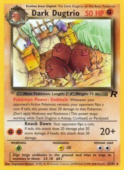 Dark Dugtrio (23/82) [Team Rocket Unlimited] | Shuffle n Cut Hobbies & Games