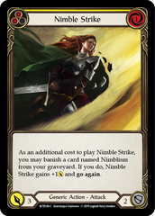 Nimble Strike (Yellow) [WTR186-C] Alpha Print Normal | Shuffle n Cut Hobbies & Games