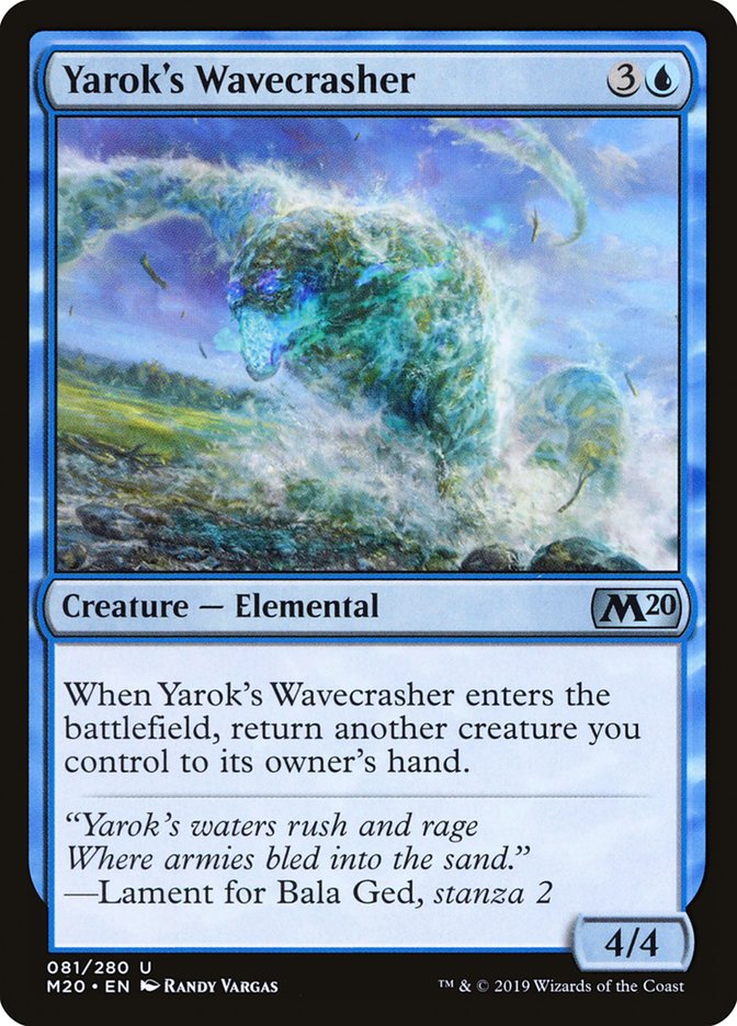 Yarok's Wavecrasher [Core Set 2020] | Shuffle n Cut Hobbies & Games