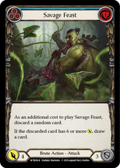 Savage Feast (Blue) [WTR016-R] Alpha Print Normal | Shuffle n Cut Hobbies & Games