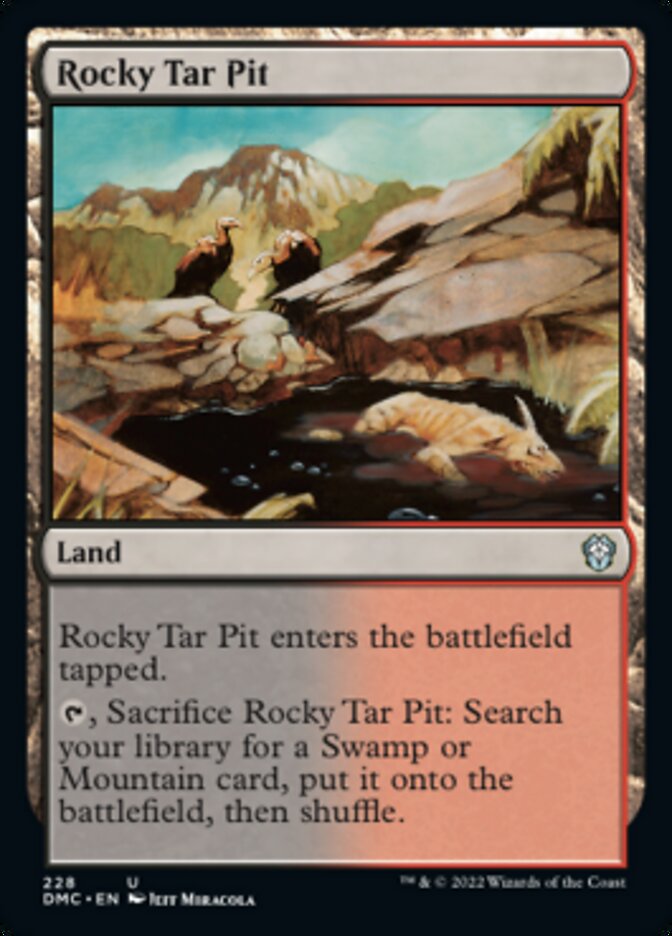 Rocky Tar Pit [Dominaria United Commander] | Shuffle n Cut Hobbies & Games