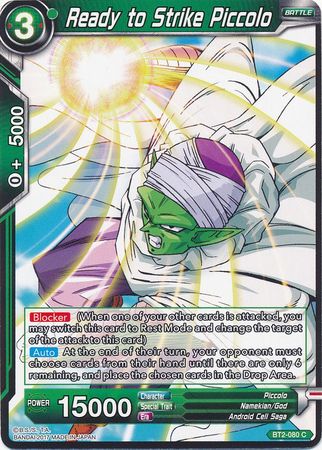 Ready to Strike Piccolo (BT2-080) [Union Force] | Shuffle n Cut Hobbies & Games