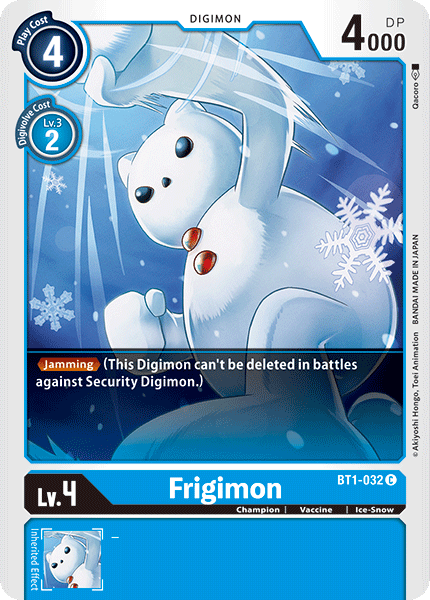 Frigimon [BT1-032] [Release Special Booster Ver.1.0] | Shuffle n Cut Hobbies & Games