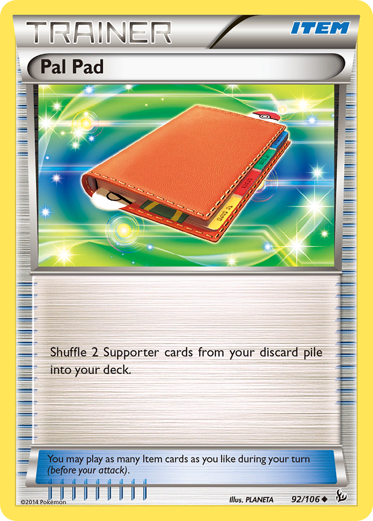 Pal Pad (92/106) [XY: Flashfire] | Shuffle n Cut Hobbies & Games