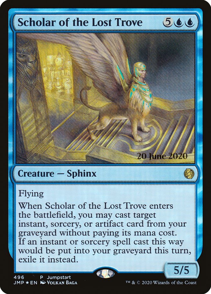 Scholar of the Lost Trove (Prerelease) [Jumpstart] | Shuffle n Cut Hobbies & Games