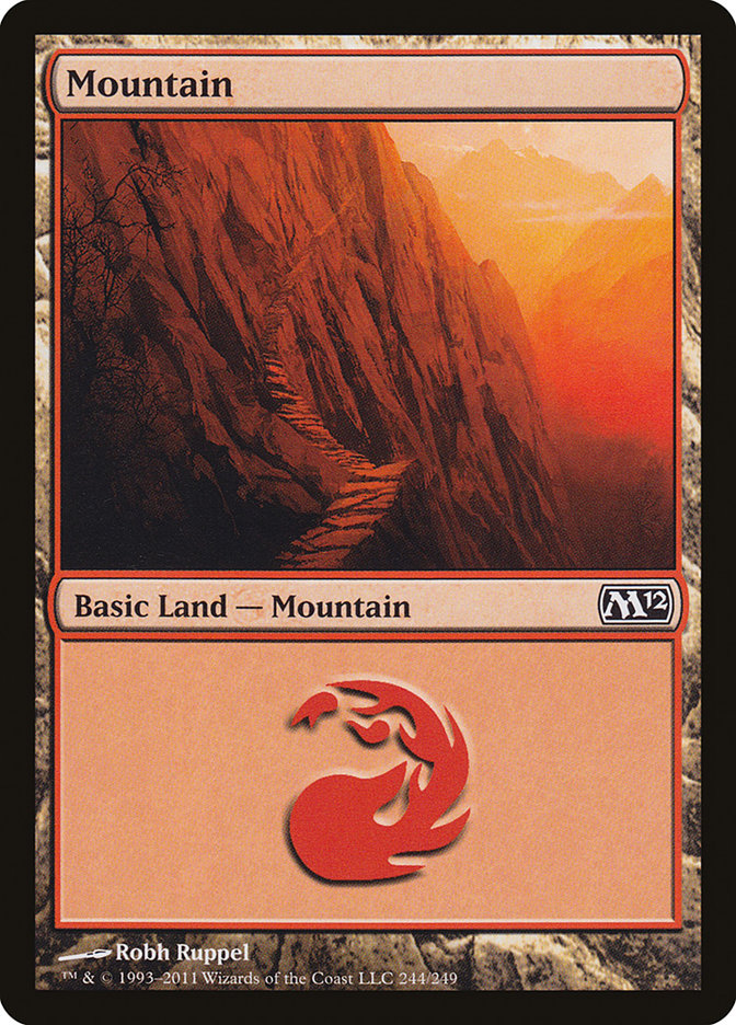 Mountain (244) [Magic 2012] | Shuffle n Cut Hobbies & Games