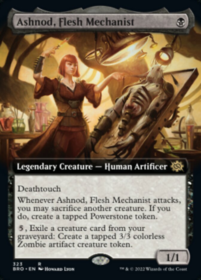 Ashnod, Flesh Mechanist (Extended Art) [The Brothers' War] | Shuffle n Cut Hobbies & Games