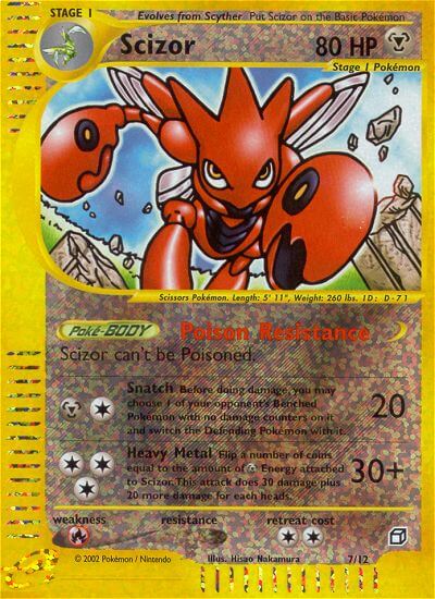 Scizor (7/12) [Box Topper] | Shuffle n Cut Hobbies & Games