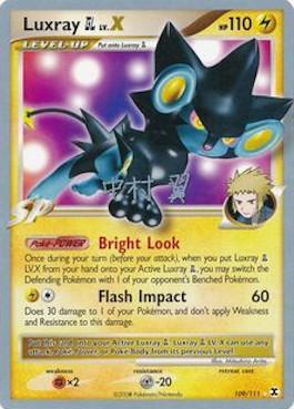 Luxray GL LV.X (109/111) (Crowned Tiger - Tsubasa Nakamura) [World Championships 2009] | Shuffle n Cut Hobbies & Games