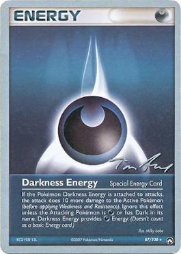 Darkness Energy (87/108) (Legendary Ascent - Tom Roos) [World Championships 2007] | Shuffle n Cut Hobbies & Games