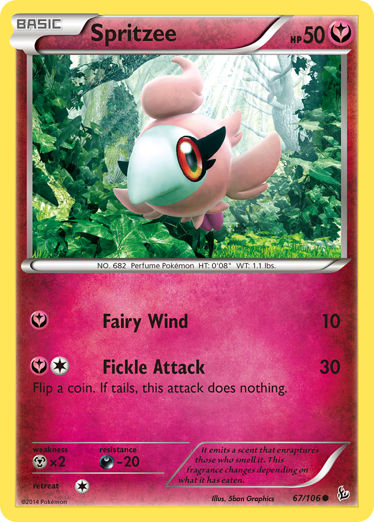 Spritzee (67/106) [XY: Flashfire] | Shuffle n Cut Hobbies & Games