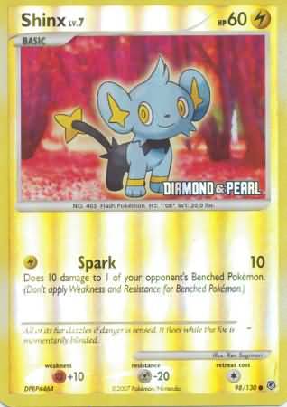 Shinx (98/130) [Burger King Promos: 2008 Collection] | Shuffle n Cut Hobbies & Games