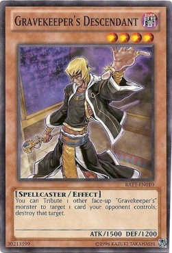 Gravekeeper's Descendant [BATT-EN010] Starfoil Rare | Shuffle n Cut Hobbies & Games