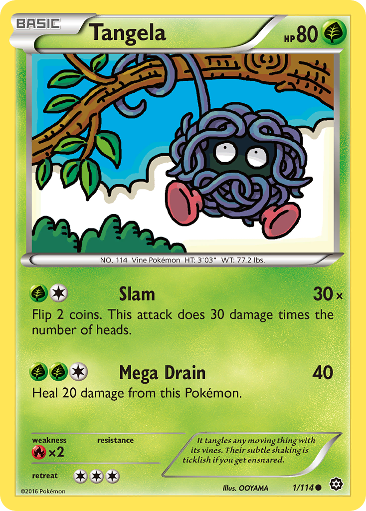 Tangela (1/114) [XY: Steam Siege] | Shuffle n Cut Hobbies & Games