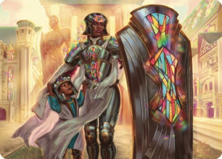 Guardian of New Benalia Art Card [Dominaria United Art Series] | Shuffle n Cut Hobbies & Games