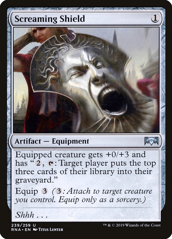 Screaming Shield [Ravnica Allegiance] | Shuffle n Cut Hobbies & Games