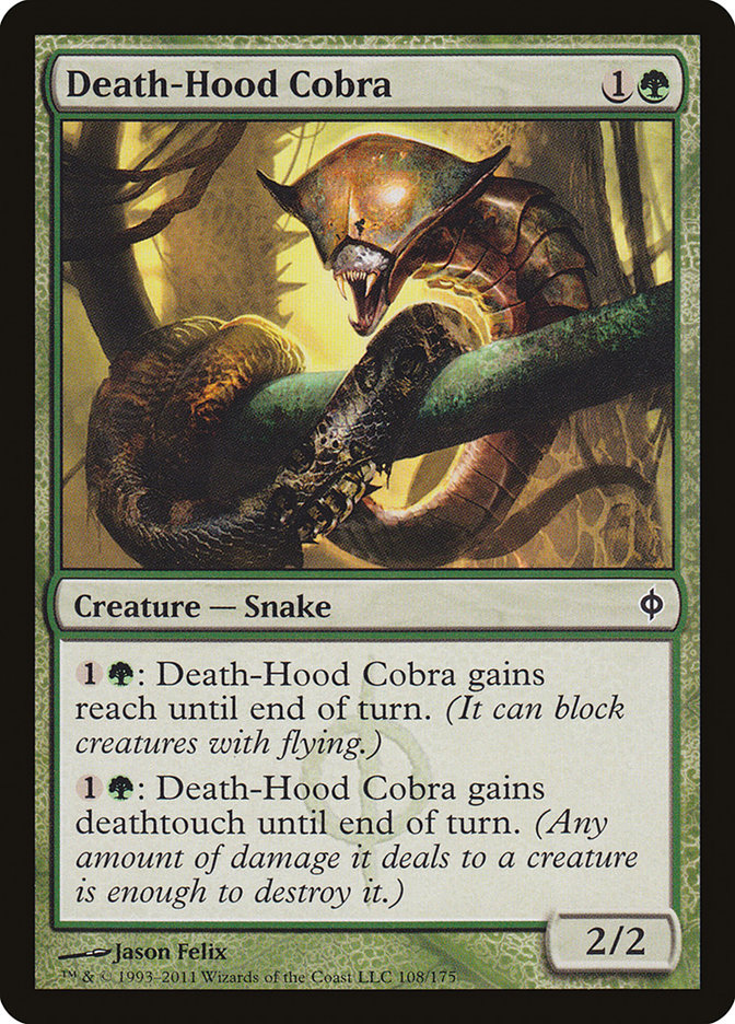 Death-Hood Cobra [New Phyrexia] | Shuffle n Cut Hobbies & Games