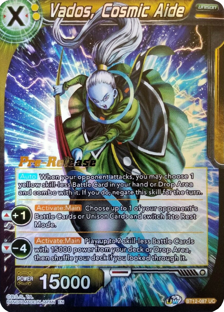 Vados, Cosmic Aide (BT12-087) [Vicious Rejuvenation Prerelease Promos] | Shuffle n Cut Hobbies & Games