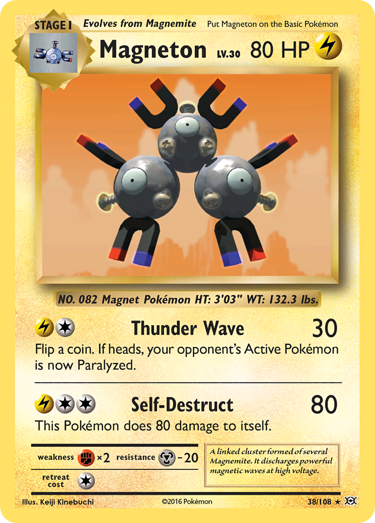 Magneton (38/108) [XY: Evolutions] | Shuffle n Cut Hobbies & Games