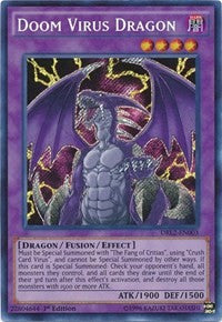 Doom Virus Dragon [DRL2-EN003] Secret Rare | Shuffle n Cut Hobbies & Games