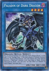 Paladin of Dark Dragon [DRL2-EN018] Secret Rare | Shuffle n Cut Hobbies & Games