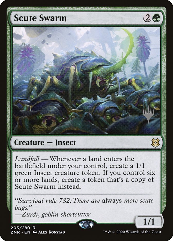 Scute Swarm (Promo Pack) [Zendikar Rising Promos] | Shuffle n Cut Hobbies & Games