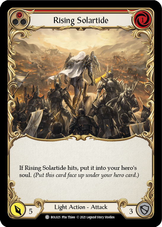 Rising Solartide (Red) [BOL025] (Monarch Boltyn Blitz Deck) | Shuffle n Cut Hobbies & Games