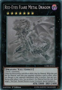 Red-Eyes Flare Metal Dragon (GR) [CORE-EN054] Ghost Rare | Shuffle n Cut Hobbies & Games