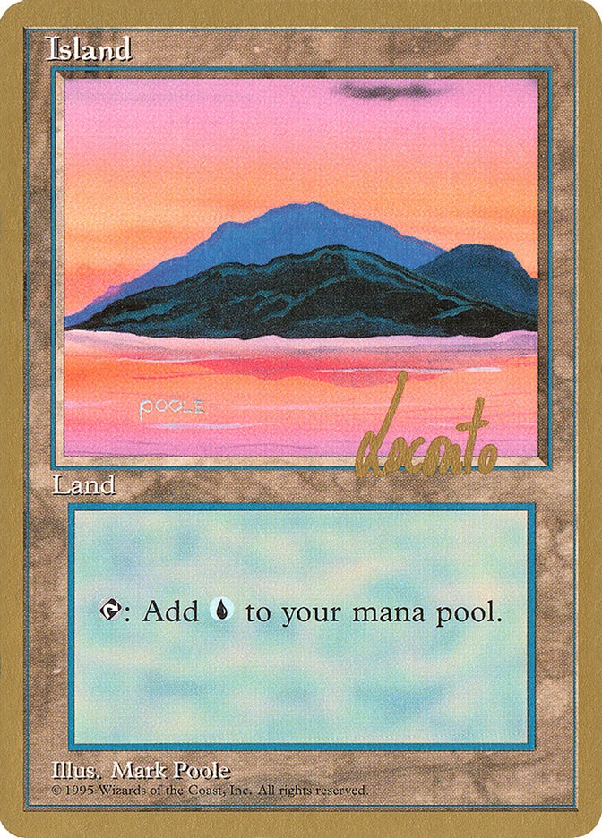 Island (ml369) (Michael Loconto) [Pro Tour Collector Set] | Shuffle n Cut Hobbies & Games