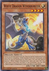 White Dragon Wyverburster [SDSE-EN022] Common | Shuffle n Cut Hobbies & Games