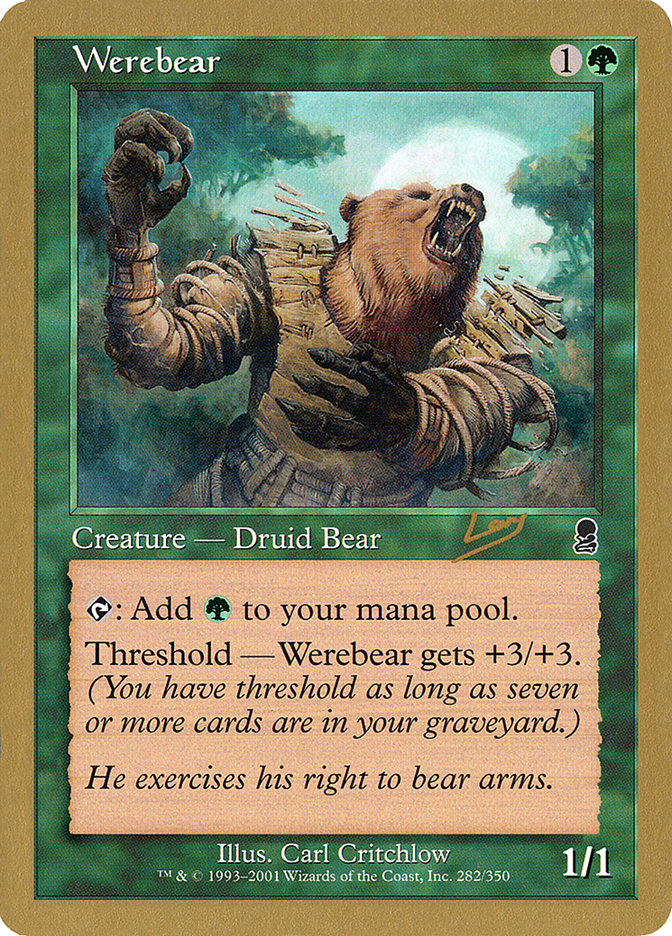 Werebear (Raphael Levy) [World Championship Decks 2002] | Shuffle n Cut Hobbies & Games