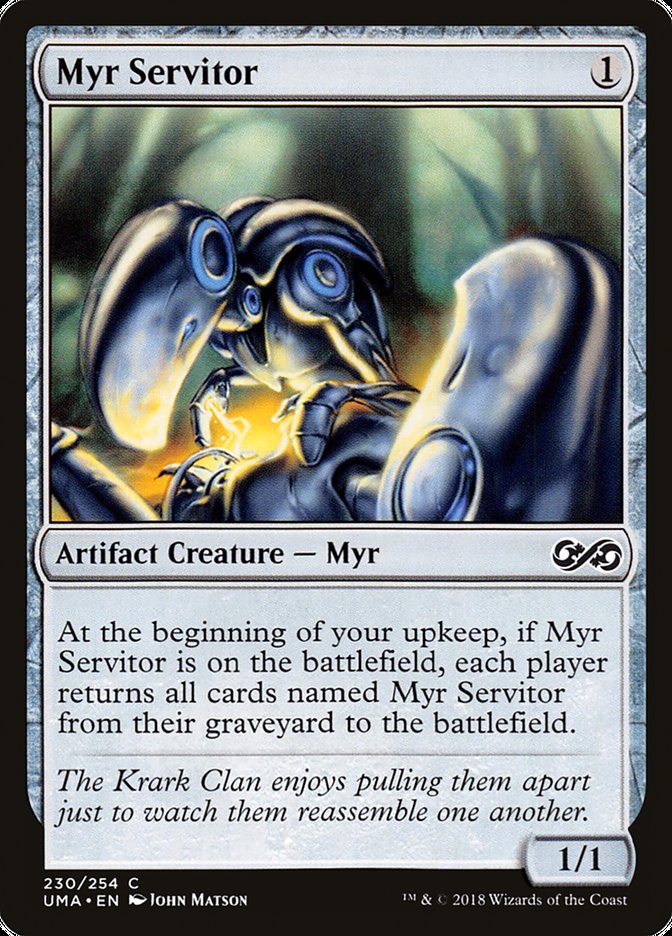 Myr Servitor [Ultimate Masters] | Shuffle n Cut Hobbies & Games