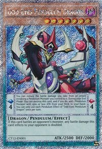 Odd-Eyes Pendulum Dragon [CT12-EN001] Secret Rare | Shuffle n Cut Hobbies & Games