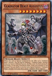 Gladiator Beast Augustus [MP15-EN020] Rare | Shuffle n Cut Hobbies & Games