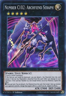 Number C102: Archfiend Seraph [MP15-EN024] Super Rare | Shuffle n Cut Hobbies & Games