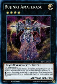 Bujinki Amaterasu [MP15-EN029] Secret Rare | Shuffle n Cut Hobbies & Games