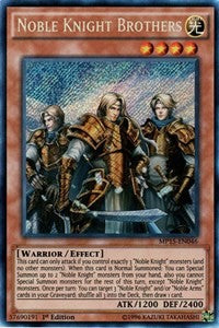 Noble Knight Brothers [MP15-EN046] Secret Rare | Shuffle n Cut Hobbies & Games